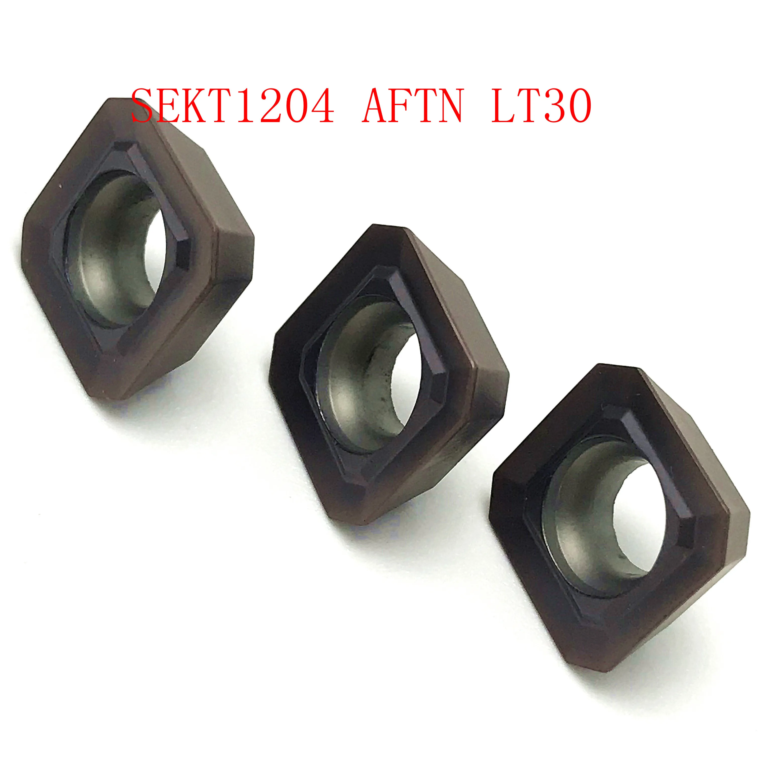 

20PCS face milling cutter SEKT1204 AFTN LT30 milling insert carbide tool sekt 1204 insert milling cutter CNC machining