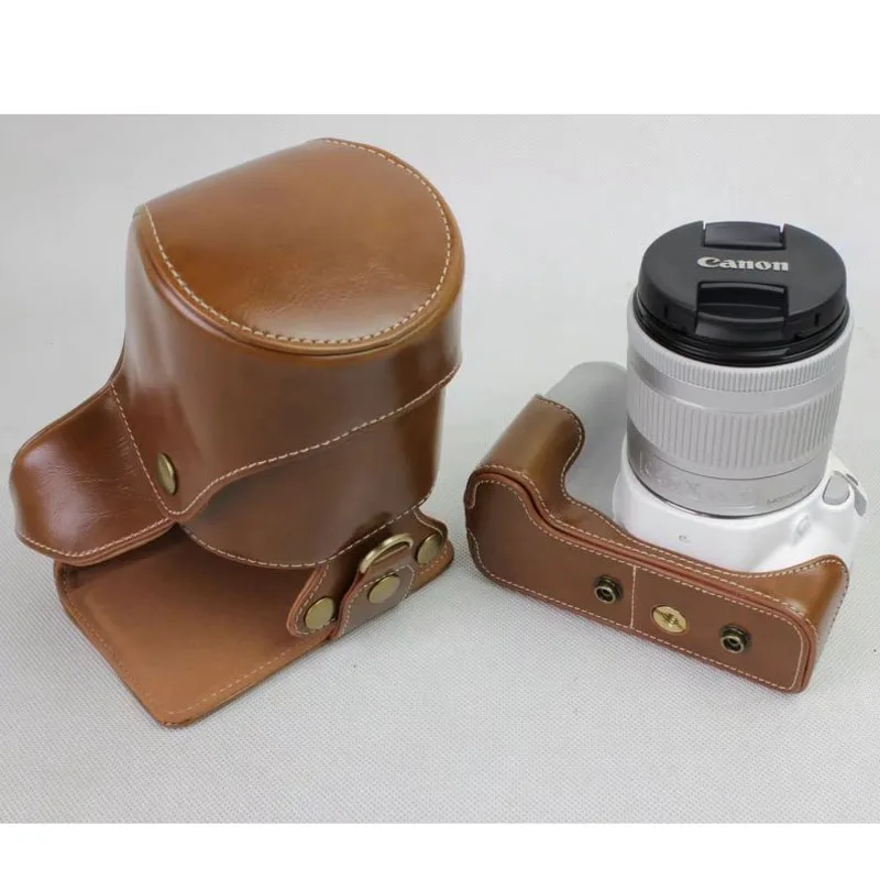 Buy New Luxury Pu Leather Camera Case Bag For Canon