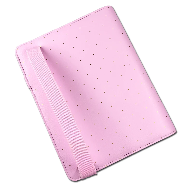 Lovedoki Золотая эластичная застежка ежемесячный недельный планировщик A5A6