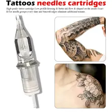 10 шт. тату-картридж одноразовые тату Макияж иглы 1RL/3RL/5RL/7RL/9RL/11RL/13RL для микроблейдинг тату-машин
