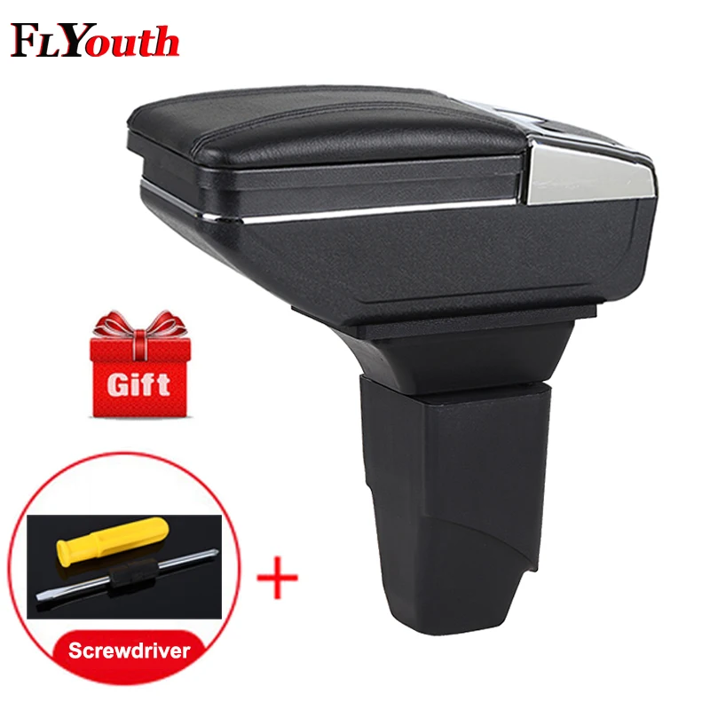 

For Peugeot 207 206 2006-2013 Car Armrest Box Central Store Content Box Car-Styling Storage Center Console Products Interior