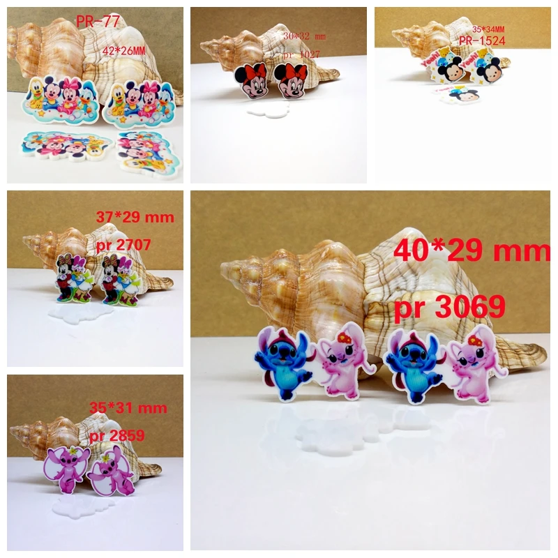 

Free shipping 30pcs cartoon character planar resin pr 3069