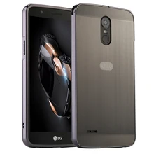 

For LG Stylo 3 Case LG Stylus 3 Bumper Aluminum Brushed Funda Cover for LG Stylo3 Coque LG Stylus 3 Capa Stylo 3 Plus Phone case