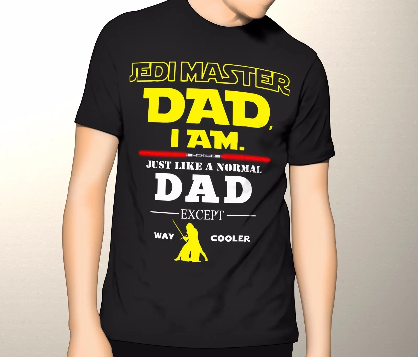 Onbekwaamheid Kilimanjaro Uitbarsten Jedi Master Dad Shirt, Star Wars Fathers Day Shirt, Premium Graphic T-shirt  Tees Brand Clothing Funny O Neck T Shirt - T-shirts - AliExpress