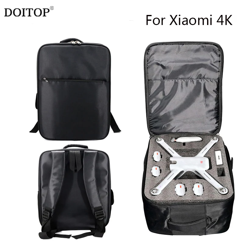  Portable High Capacity Drone Shoulder Carry Backpack For Xiaomi 4K Two-way Zipper Drone Bags Handba