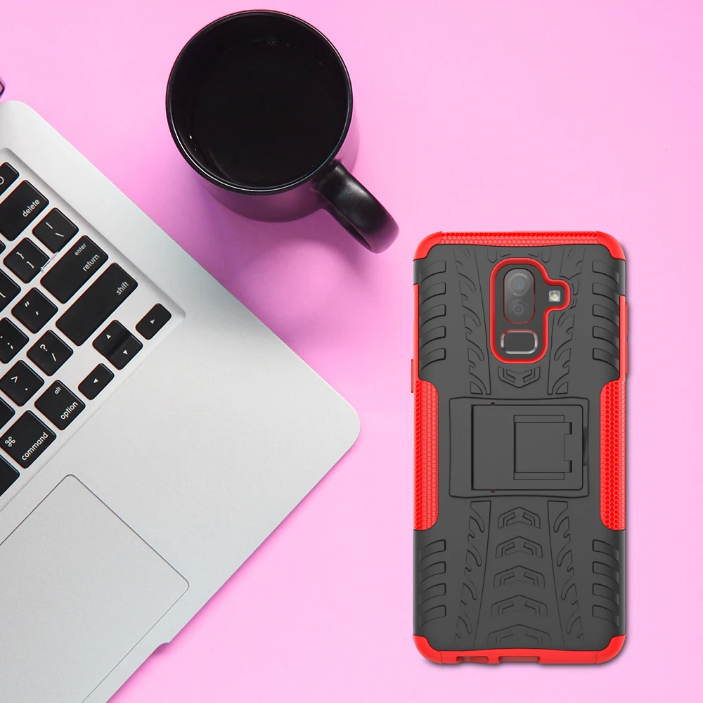 Сверхмощный защитный чехол для Samsung A5 A6 A7 A8 A9 J4 J6 J8 Plus 2018 2017 армированный гибридный