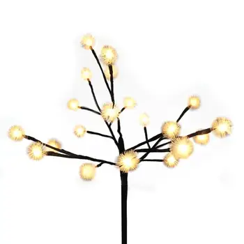 

Solar 20 LED Tree Light Snowy Tree Branch Shape Light foco led exterior flood light led exterieur holofote