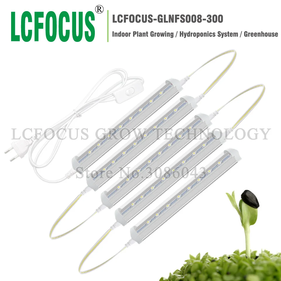 Профессиональная Светодиодная лампа LCFOCUS для выращивания растений 24 Вт полный