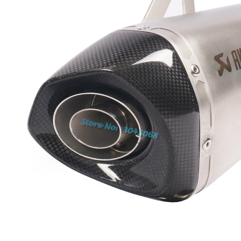 Slip para Kawasaki Z900 Ninja900 2018 motocicleta Akrapovic de Escape modificado medio conectar enlace tubo silenciador DB asesino
