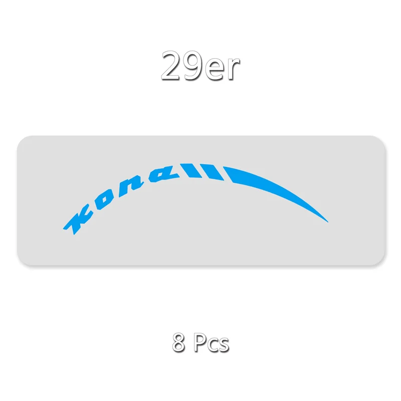 KONA два колеса наклейки на обод/наклейки клей для горного велосипеда MTB - Цвет: 29er Light Blue
