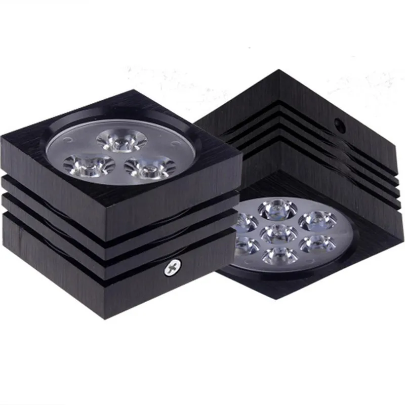 

Led Square Surface Mount Ceiling 3W/5W/7W AC85-265V Free Opening Ceiling Light Living Room Wall Corridor Ceiling Spotlight