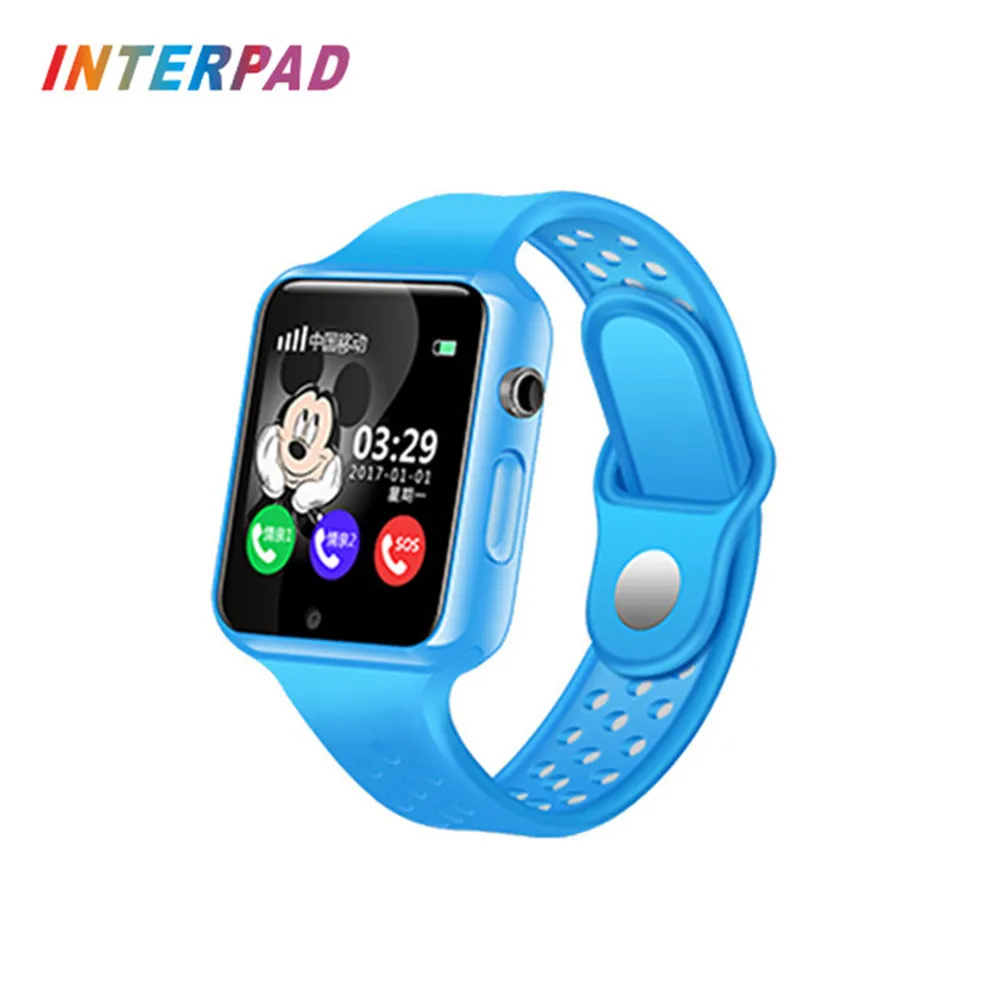 

Interpad G98 Smart Baby Watch With GPS Camera Pedometer Waterproof Wristwatch SOS Anti-lost Smartwatch For Children Kids Clock