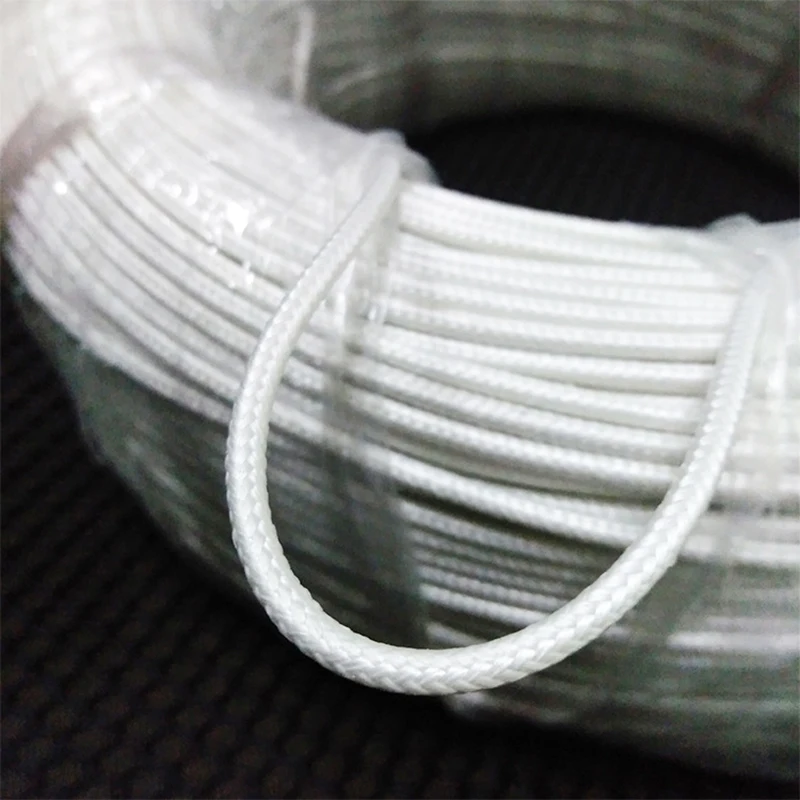 UL3122 Silicone Braided Wire 50M High Temperature Wire Glass Fiber Silicone Rubber Flame Retardant Tinned Soft Copper Cable      (10)