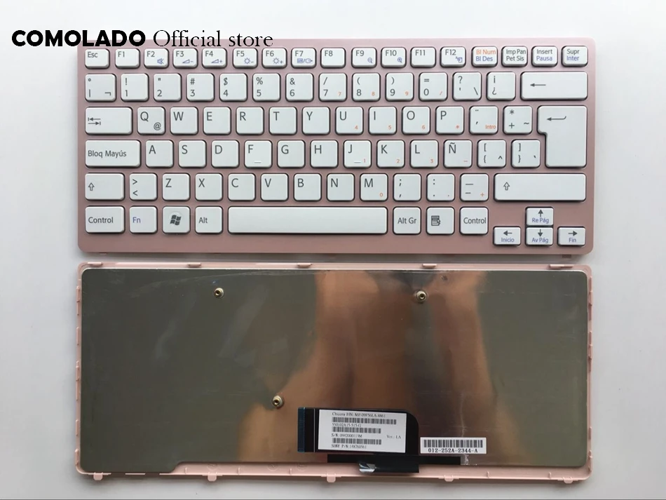 

LA Latin Keyboard For Sony Vaio VPC-CW VPC CW VPCCW CW16EC CW18FC pink Frame Laptop Keyboard LA Layout