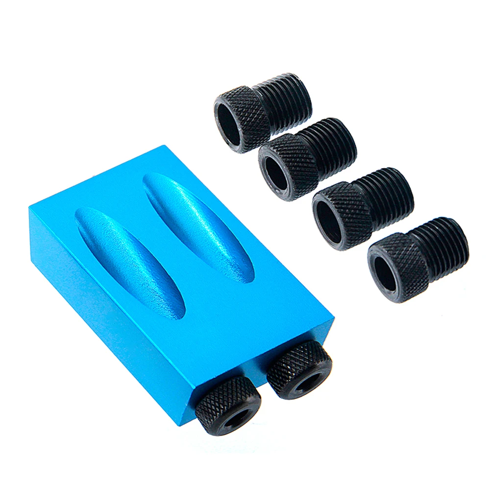 

6/8/10mm Pocket Hole Jig Drive Adapter for Woodworking Angle Drilling Holes Guide Wood Tools Doweling Hole Saw & DIY Work Tool