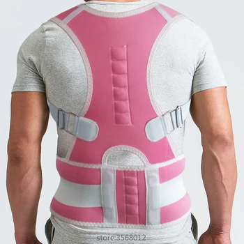

Magnetic Belly Sweat Belt Posture Brace Shoulder Back Support Belt Lower Back Posture Corrector Men Shoulder Posture Corset