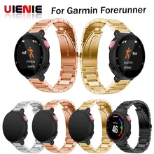Нержавеющая сталь ремешок для наручных часов для Garmin Forerunner 220 230 235 630 620 735XT ремень классические умные часы-браслет с регулировкой инструмента