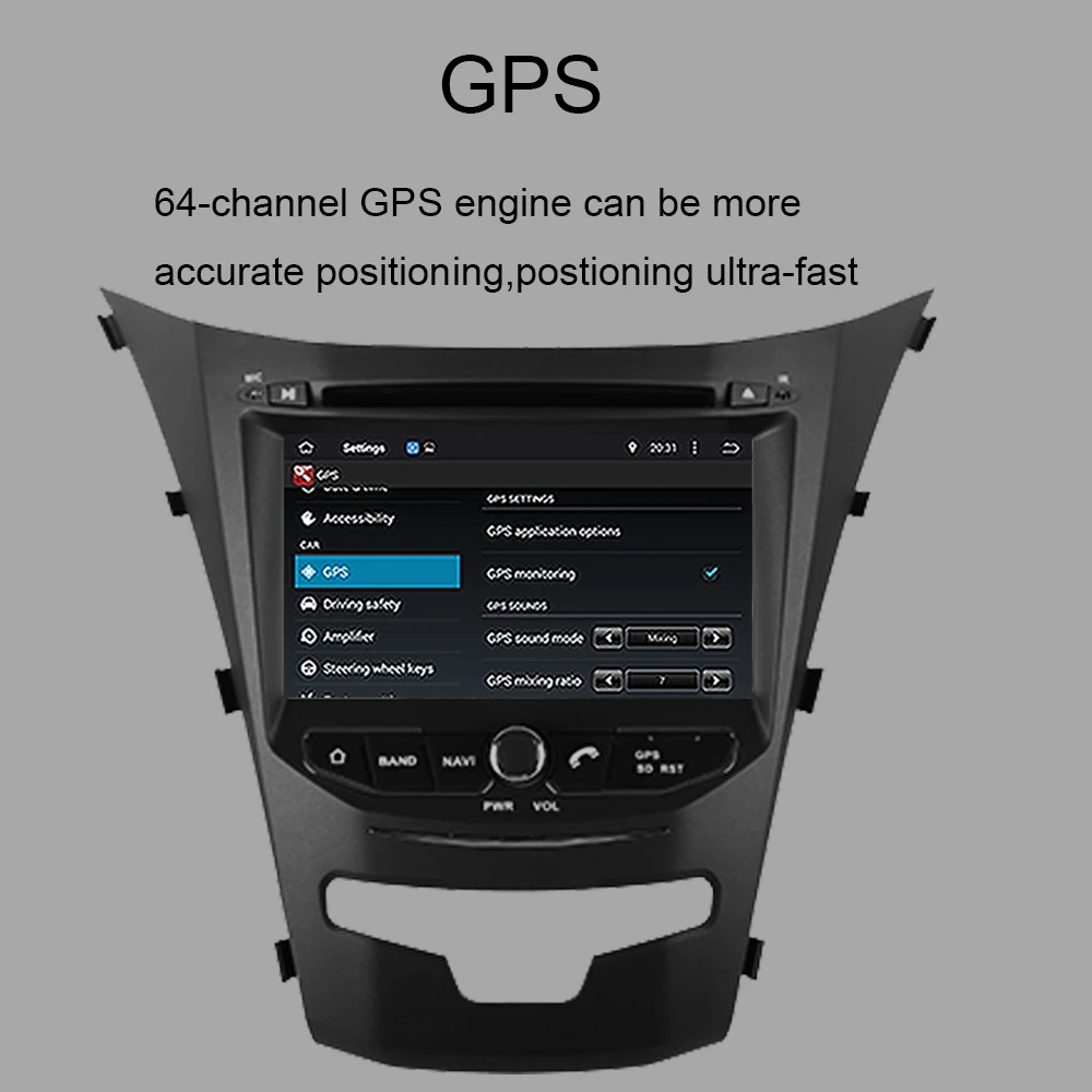 Top Android 9.0 Octa Core Car Radio Stereo For SSANGYONG KORANDO/C210/SSANGYONG ACTYON 2013-2019Car GPS Navigation Multimedia Player 4