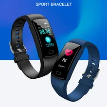 Прямая поставка умный браслет спортивные Шагомер часы фитнес бег ходьба трекер пульсометр шагомер цветной экран
