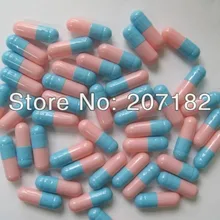 10,000 шт./упак.) Размеры 0# синий/розовый цвет твердых желатиновых капсул, пустые капсулы- Топ& Bottom отдельно