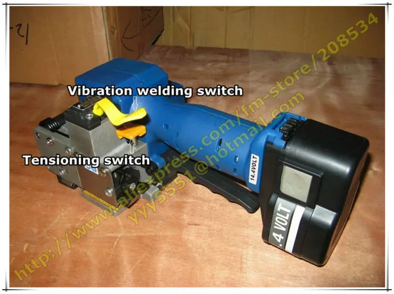 Питание от аккумулятора/PP обвязкий инструмент упаковочная машина, Электрический сварки трением обвязочный инструмент для пластиковой Z323