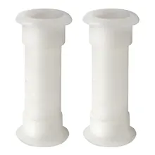 2pcs Boat 3/4 Inch Thru Hull White Drain Tube Up To 2 1/2 Plastic Concentric rings snap-lock in place g26ip1 50fiberglass well painted boat hull only for advanced player white