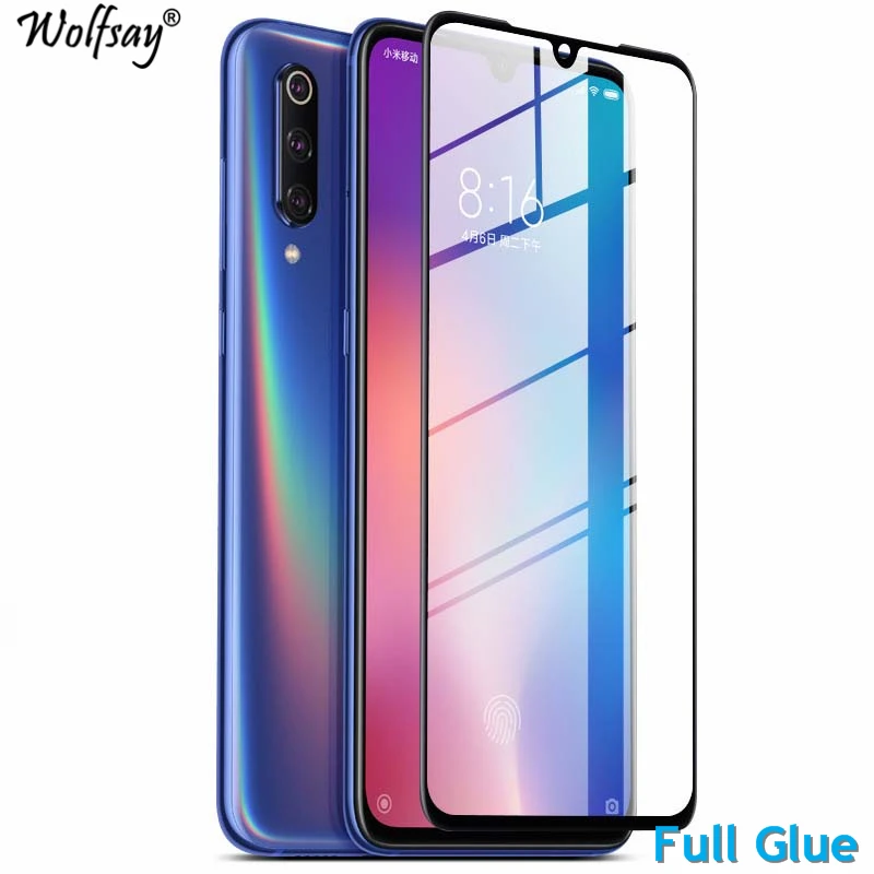 2 шт. полное клеевое Защитное стекло для Xiaomi Mi 9 SE закаленное Mi9 Se покрытие 9H 2.5D
