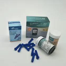 MICROTECH медицинские EQ глюкометров монитор аксессуары диабетиков 100 полоски + иглы Тесты нормальное выделение сахара с мочой монитор
