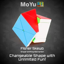 Moyu Fisher X Cube X-cube 3x3x3 Cubo Magico Puzzle косой магический куб классная обучающая антистрессовая игрушка для детей