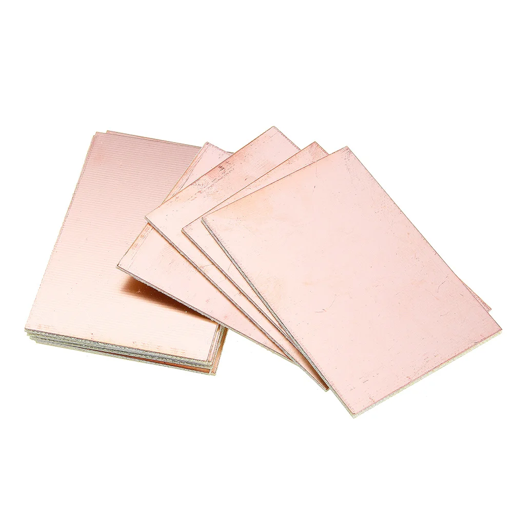 

NEW 10pcs 5x7cm Single Sided Copper PCB Board FR4 Fiberglass Board