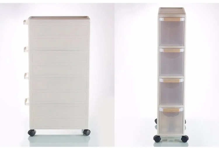 Бежевый Многофункциональный PP шкив многослойный комбинированный ящик для ящика трещины полка для хранения, коробка для игрушечные закуски держатель офисный шкаф