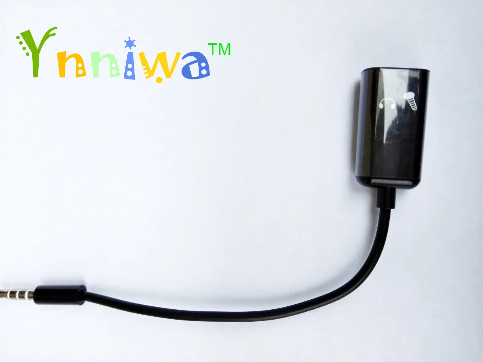 100pcs black 3 5mm Jack Male to Female Headphone Stereo Earphone Audio Splitter to Micrphone Adapter Cable For Phone 6 5S 4S