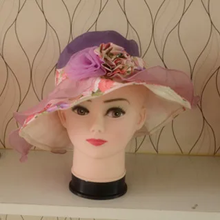 

FreFree Shipping!! New Style Fashionable PVC Head Manikin Head Mannequin On Sale