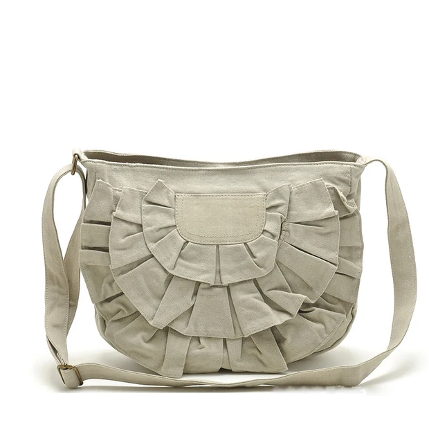 Womens Canvas Fl Messenger Bags Las Vintage Over Shoulder Womens Canvas Fl Messenger Bags Las Vintage Over Shoulder Brand Designer High Quality Sling Bag