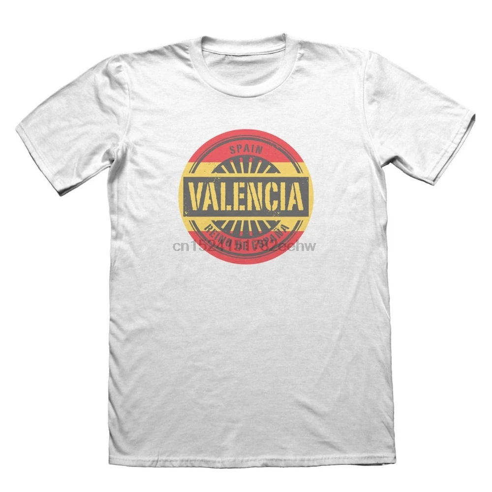 

On Sale New Fashion Summer Print T Shirt Men Valencia Spain Design T-Shirt - Men Fathers Day Christmas Gift Customize T Shirts
