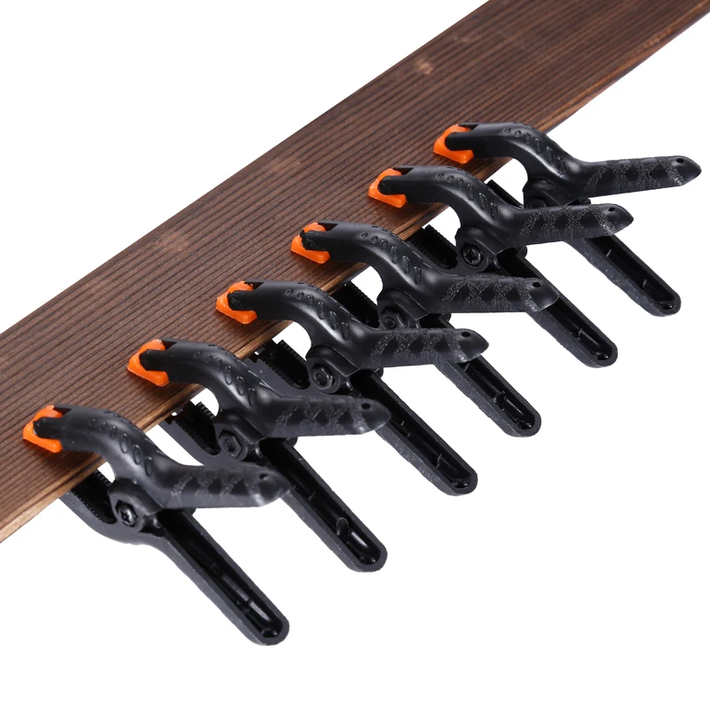 

40pcs/lot 2inch Plastic Nylon Clamps For Woodworking Spring Clip Photo Studio Grampo Fixture Fastening Clamp DIY Tools