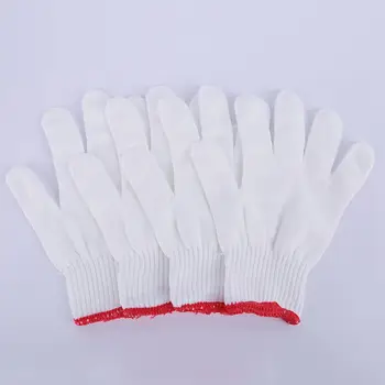 

Heavy Duty Cotton Yarn Work Gloves Men Women Thicker Protective Industrial Elastic Knitted Cut Resistant Mittens 400g/450g/600g