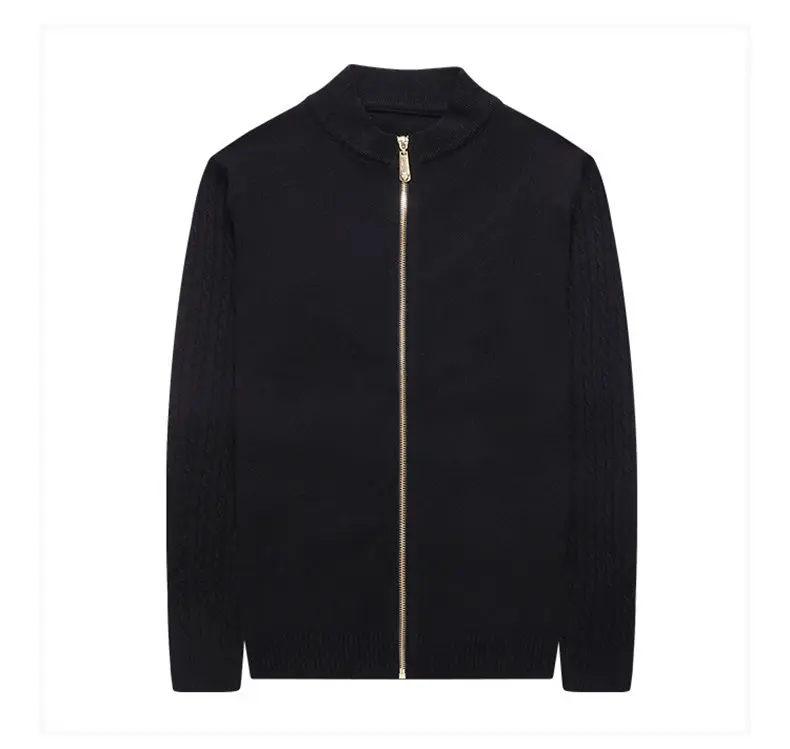 MuLS Colored Wool Men Cardigan Jackets Sweater Autumn Winter Zipper Sweater Male Cardigan Coats Men Fashion Knitwears Drop ship 08