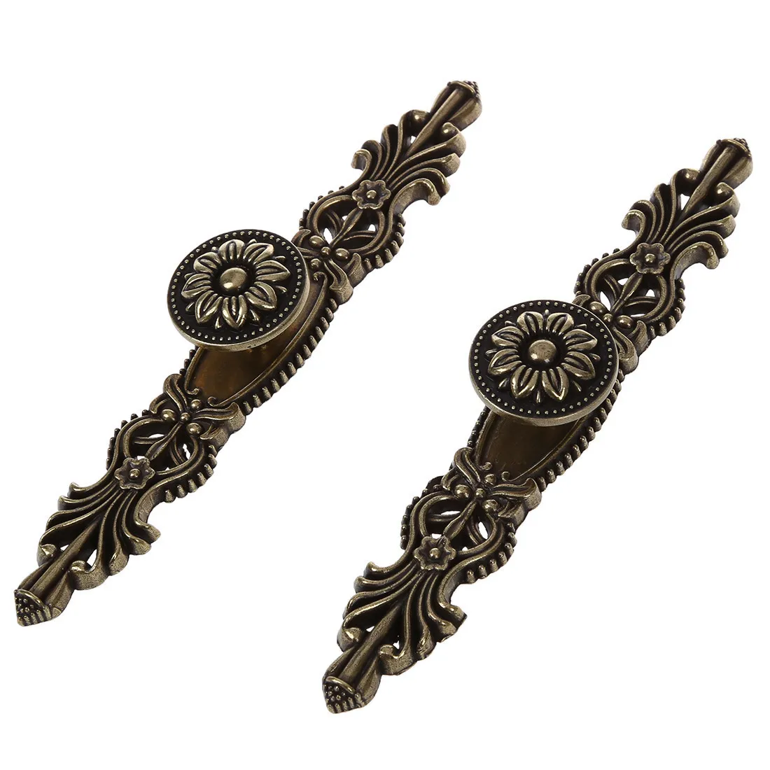 

2 pieces antique bronze flower handle 165mm cabinet Cabinet Handle professional wardrobe door handle