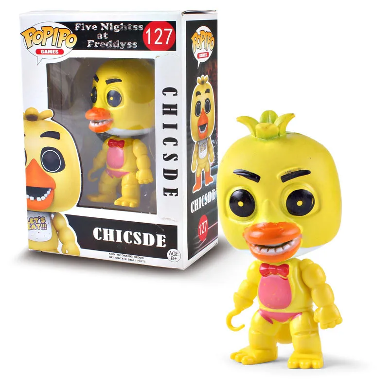 Five Nights at Freddy's  Action Figure Hand puppet FNAF Brinquedoes Doll Unicorn Freddy PVC Toys Christmas Gift 10CM (6)