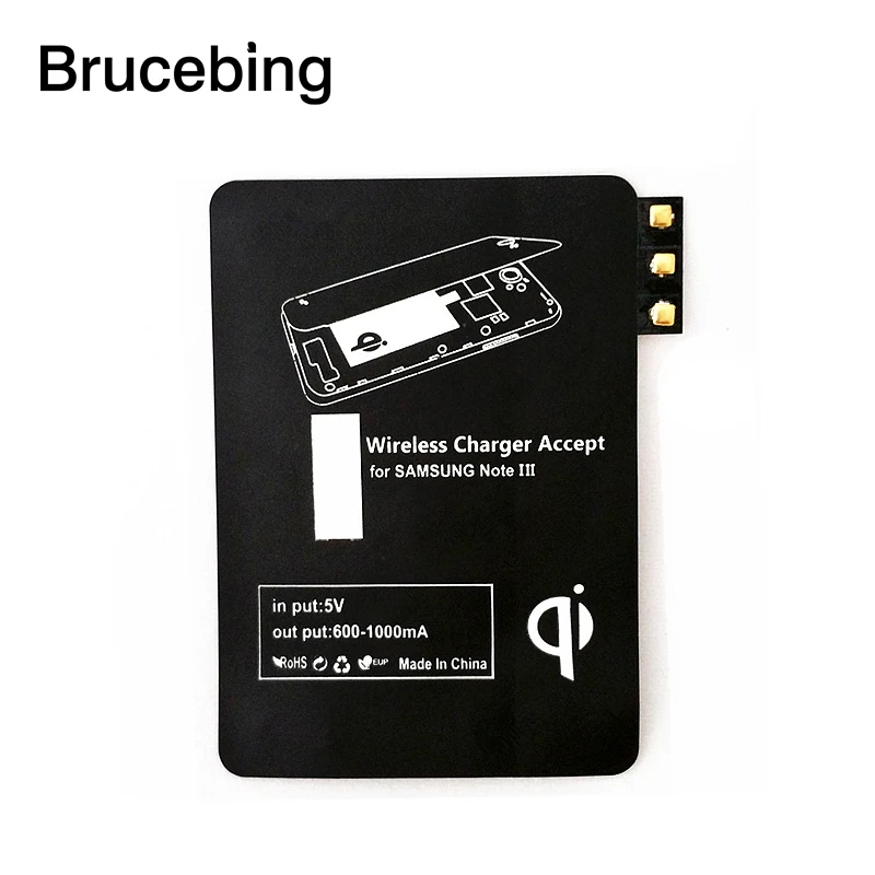 

A+ new! Qi Wireless Charger Receiver Qi Wireless Charging Receiver for Samsung Galaxy NOTE3/N9005