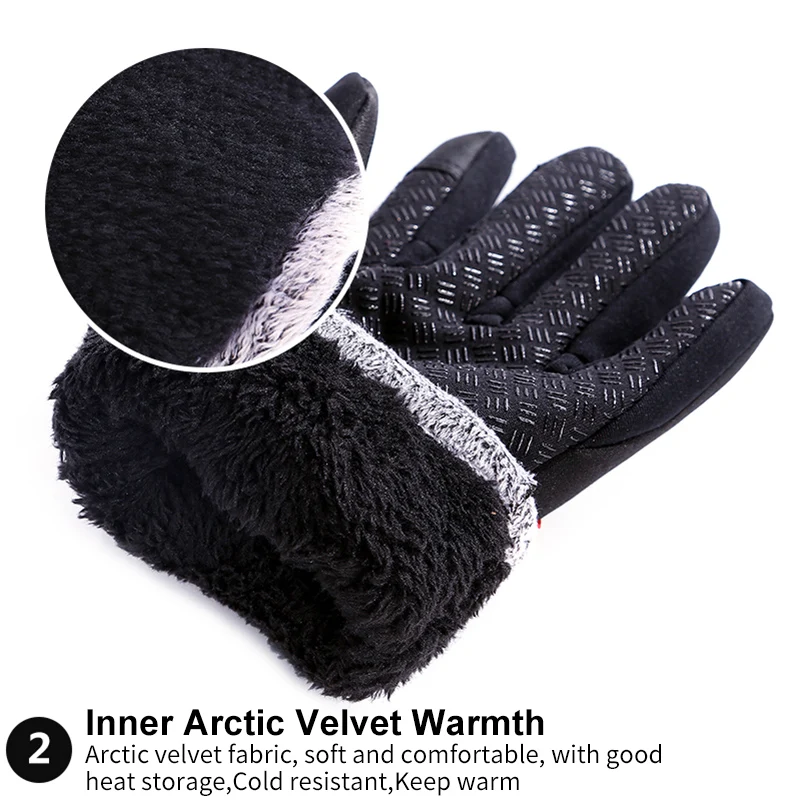 WEST BIKING зимние велосипедные перчатки, ветрозащитные теплые флисовые перчатки, мужские походные перчатки с сенсорным экраном, велосипедные перчатки