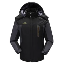 Plus Size 9XL Winter Thick Fleece Down Jacket Thermal Waterproof Windbreaker Outwear Military Tactical Down Parka Outwear Coats