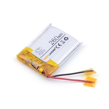 3.7v lithium ion rechargeable battery 352530 260mah MP3 MP4 Bluetooth small stereo