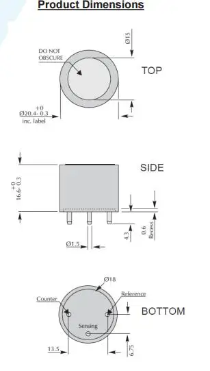 

4HYT Hydrogen Sensor H2 SENSORS