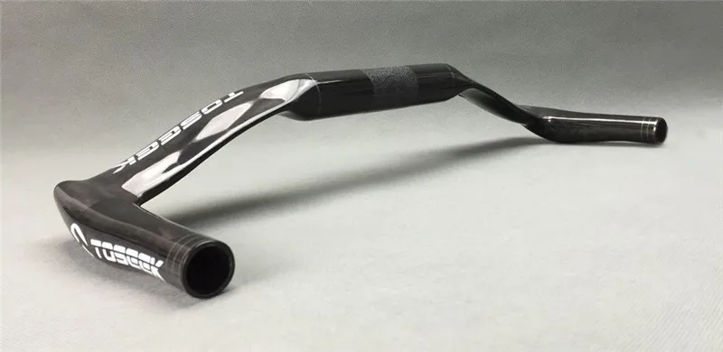 Toseek полностью углеродный ручки руля TT рукоятка для дорожного велосипеда велосипедный руль 31,8*400/420/440 мм гонок запчасти
