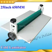 All Metal Frame 25Inch 65CM Longth Manual Laminating Machine Photo Vinyl Protect Rubber Cold Laminator