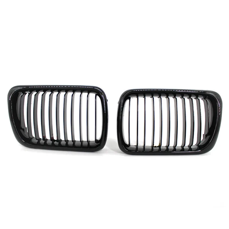 Grill for BMW E36 97-99 318i 320i 325i M3 Bright Black Mesh Grille