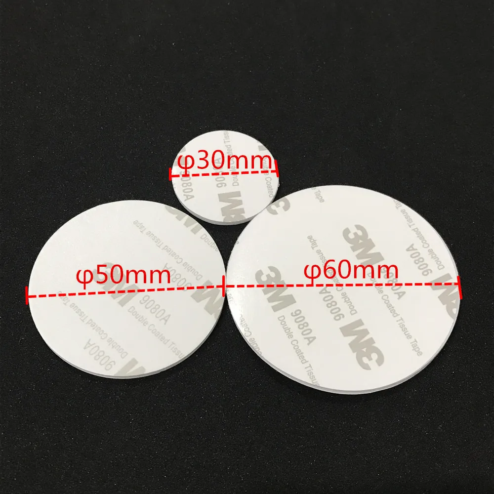 3M Strong Double Sided Adhesive Acrylic Car Emblem Sticker Roof For Gopro Vehicles Foam Round Two Sides Mounting Sticky (4)_