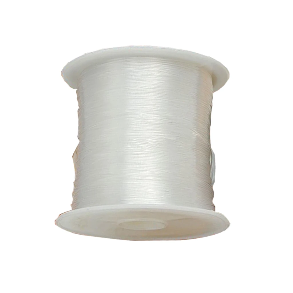 Roll 76 Yards 0.4mm Crystal Nylon Cord String Wire Beading Thread /Fishing Line